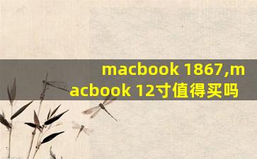 macbook 1867,macbook 12寸值得买吗